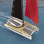 yate de vela catamarán
