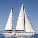 superyate de vela de lujo de crucero