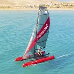 catamarán deportivo hinchable