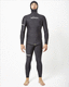 traje húmedo de buceo / con capucha / de manga larga / de dos piezas
