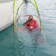 sistema de rescate hombre al agua para barco / para buque