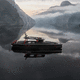 barco cabinado fueraborda / trimotor / con hard-top / de alta eficacia