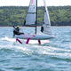 barco de vela ligera doble / con foil / de regata / 470