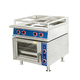 cocina profesional para barco / eléctrica / 4 quemadores / con parrilla