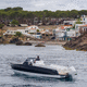 cabin-cruiser fueraborda / gasolina / bimotor / casco de planeo