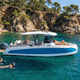 cabin-cruiser fueraborda / gasolina / bimotor / casco de planeo