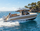 cabin-cruiser fueraborda / gasolina / bimotor / casco de planeo