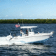 barco open fueraborda / con consola central / de pesca / de crucero costero