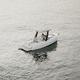 barco open electrosolar / intraborda / con consola central / de recreo