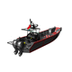 barco profesional barco de trabajo / fueraborda / de PEHD / con casco rígido