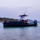 barco open fueraborda / bimotor / casco de planeo / con hard-top