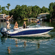 runabout fueraborda / open / con doble consola / bow-rider