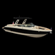 runabout stern-drive / open / con doble consola / bow-rider
