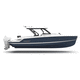 barco cabinado fueraborda / bimotor / open / con consola central