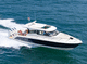 barco cabinado fueraborda / trimotor / con hard-top / de deporte
