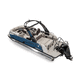 barco pontón fueraborda / open / con consola lateral / de deporte