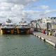 pantalán flotante / de amarre / para puerto / de hormigón