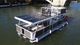 barco pontón intraborda / fueraborda / eléctrico / solar