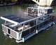 barco pontón intraborda / fueraborda / eléctrico / solar