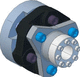 acoplamiento mecánico flexible / para barco / para eje de transmisión / antivibración