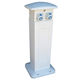 torreta con iluminación integrada / de suministro eléctrico / de suministro de agua / para pantalán