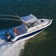 walkaround fueraborda / bimotor / con doble consola / de pesca deportiva