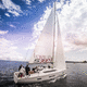 velero de regata y crucero / con 2 camarotes / con bauprés / con doble rueda de timón