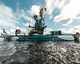kayak sit-on-top / de caza / de pesca / para adulto