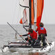 catamarán deportivo de regata / doble / para niños / con un trapecio