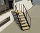 escalera para yate / pivotante / de acceso a bordo / para plataforma