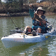 kayak sit-on-top / de pesca / de aguas bravas / para adulto