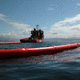 barrera de contención / flotante / para alta mar