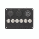 panel eléctrico para barco / marino / de iluminación / estanco