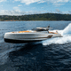 yate a motor de crucero / chase boat / open / con hard-top