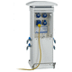 torreta de suministro de agua / de suministro eléctrico / con iluminación integrada / para pantalán