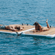 plataforma inflable / de barco