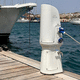torreta de suministro eléctrico / de suministro de agua / con iluminación integrada / para pantalán