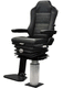 asiento piloto / para barco / con reposabrazos / ajustable