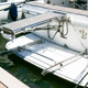 pescante de bote auxiliar / hidráulico / eléctrico / de acero inoxidable
