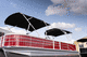barco pontón fueraborda / tri-tube / open / con consola lateral