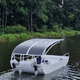barco open electrosolar / fueraborda / bimotor / con hard-top