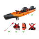 kayak sit-on-top / modular / de travesía / de pesca