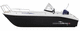 barco open intraborda / con consola lateral / 4 personas máx. / con solárium