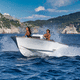 barco open hidrojet / con consola central / para 5 personas