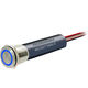 interruptor para barco / para circuito eléctrico / con boton pulsador / LED