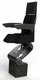 asiento tipo jockey / para barco de uso profesional / para embarcación neumática / con suspensión