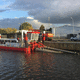 barco profesional draga de succión con disgregador / multicasco / diésel