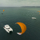 sistema de cometas para propulsión eólica para barco