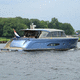 yate a motor de crucero / con hard-top / de acero