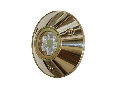Las luces subacuáticas LED para yates